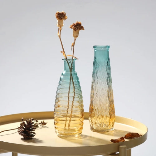 Vases décoratifs en Verre | Vase à fleurs transparent