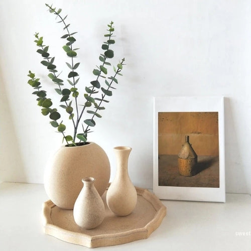 Vase en bois - Style nordique - Lysea™