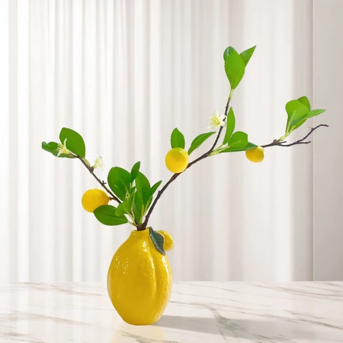 Vase Citron en céramique - Vase décoratif