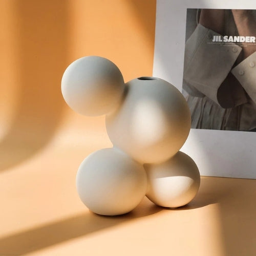Vase Blanc Nordique - Petits vases décoratifs - Lysea™