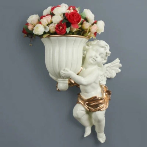 Vase Murale en Résine - Style ange - Lysea™
