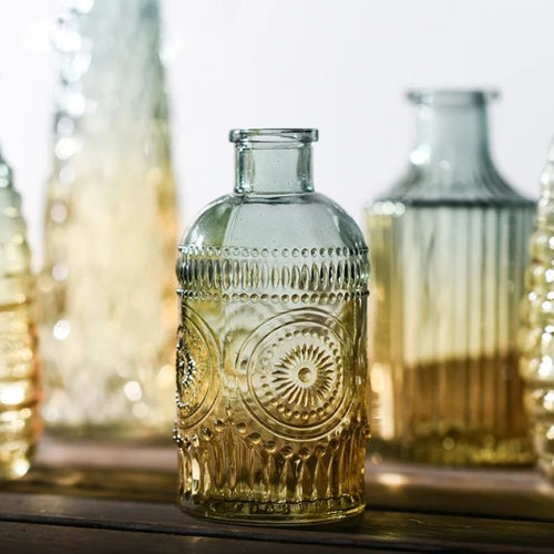 Vases décoratifs en Verre | Vase à fleurs transparent