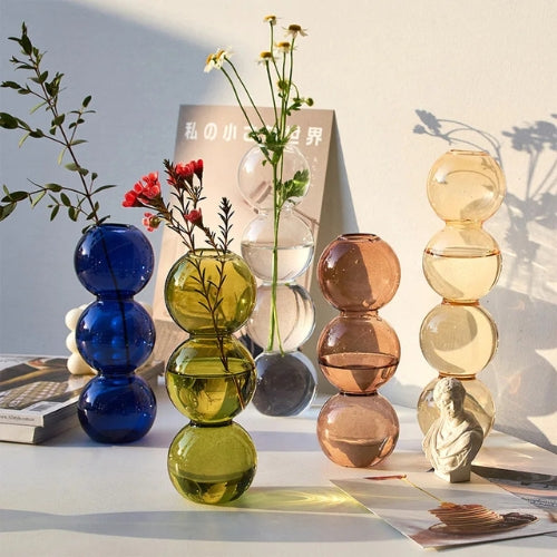 Vase en verre nordique - Décoration d'intérieur - Lysea™