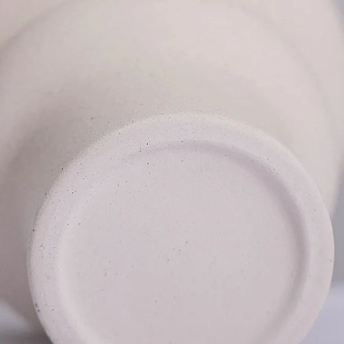 Vase Design en céramique - Vase Style nordique blanc - Lysea™