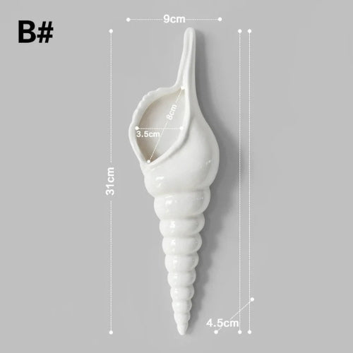 Vase Coquillage Murale - Vase design coquillage - Lysea™