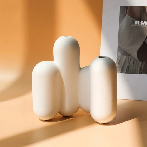 Vase Blanc Nordique - Petits vases décoratifs - Lysea™
