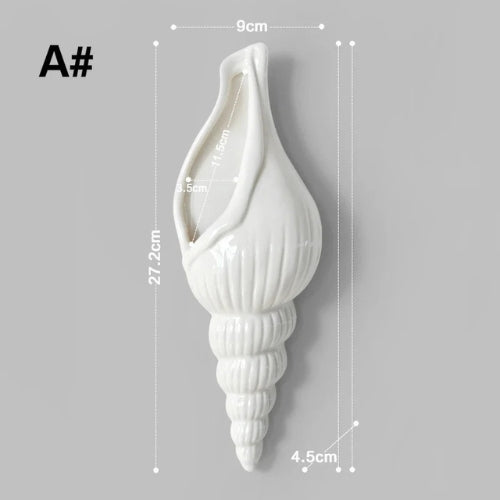 Vase Coquillage Murale - Vase design coquillage - Lysea™