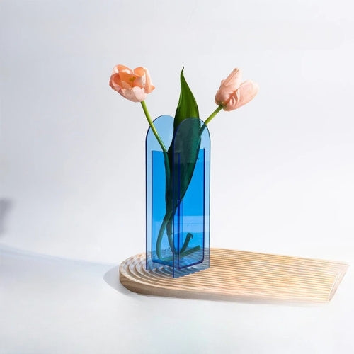 Vase décoratif en Acrylique transparent - Vases colorés - Lysea™