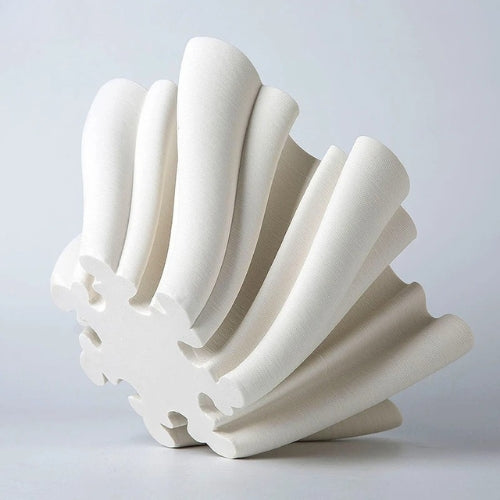 Vase Design froissé - Vase créatif en Céramique - Lysea™