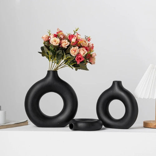 Vase décoratif en Résine - Vase à fleurs original - Lysea™