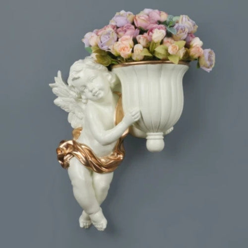 Vase Murale en Résine - Style ange - Lysea™