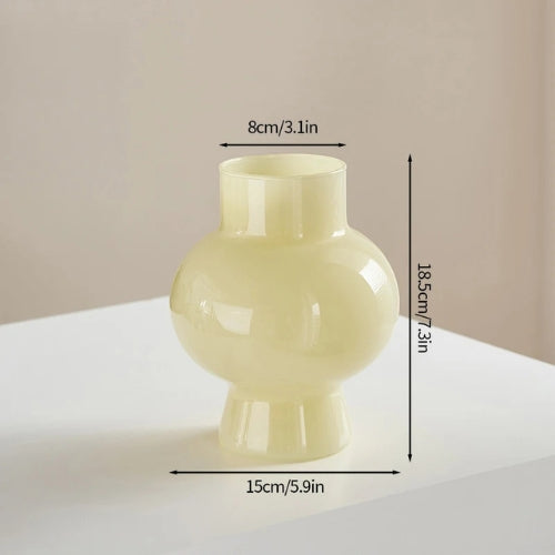 Vase en Verre minimaliste - Vase à fleurs originale - Lysea™