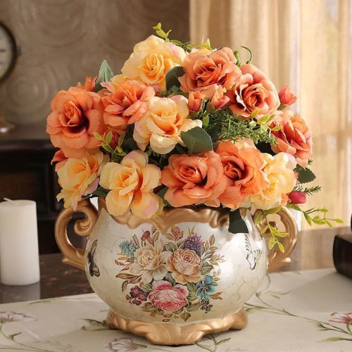 Vase de Luxe en Céramique - Style rétro artisanale