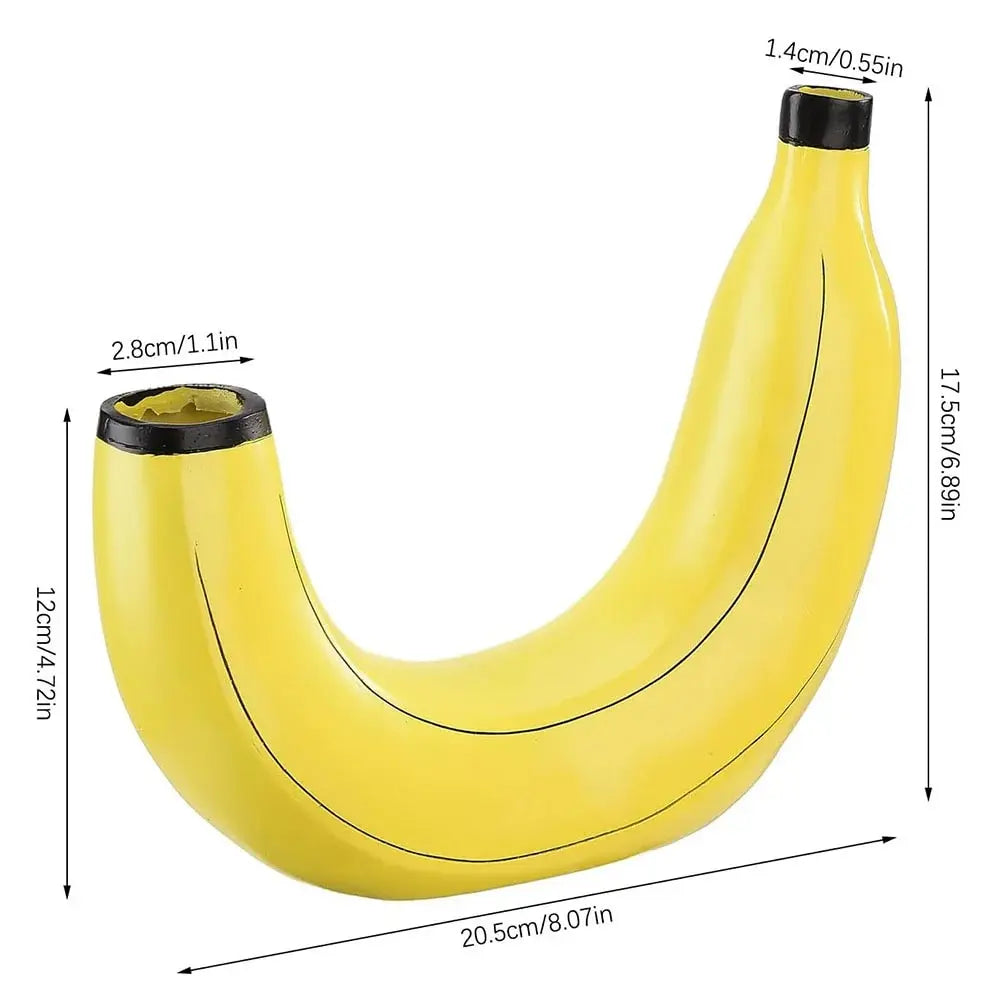 Vase créatif Banane en Résine - Vase décoratif - Lysea™