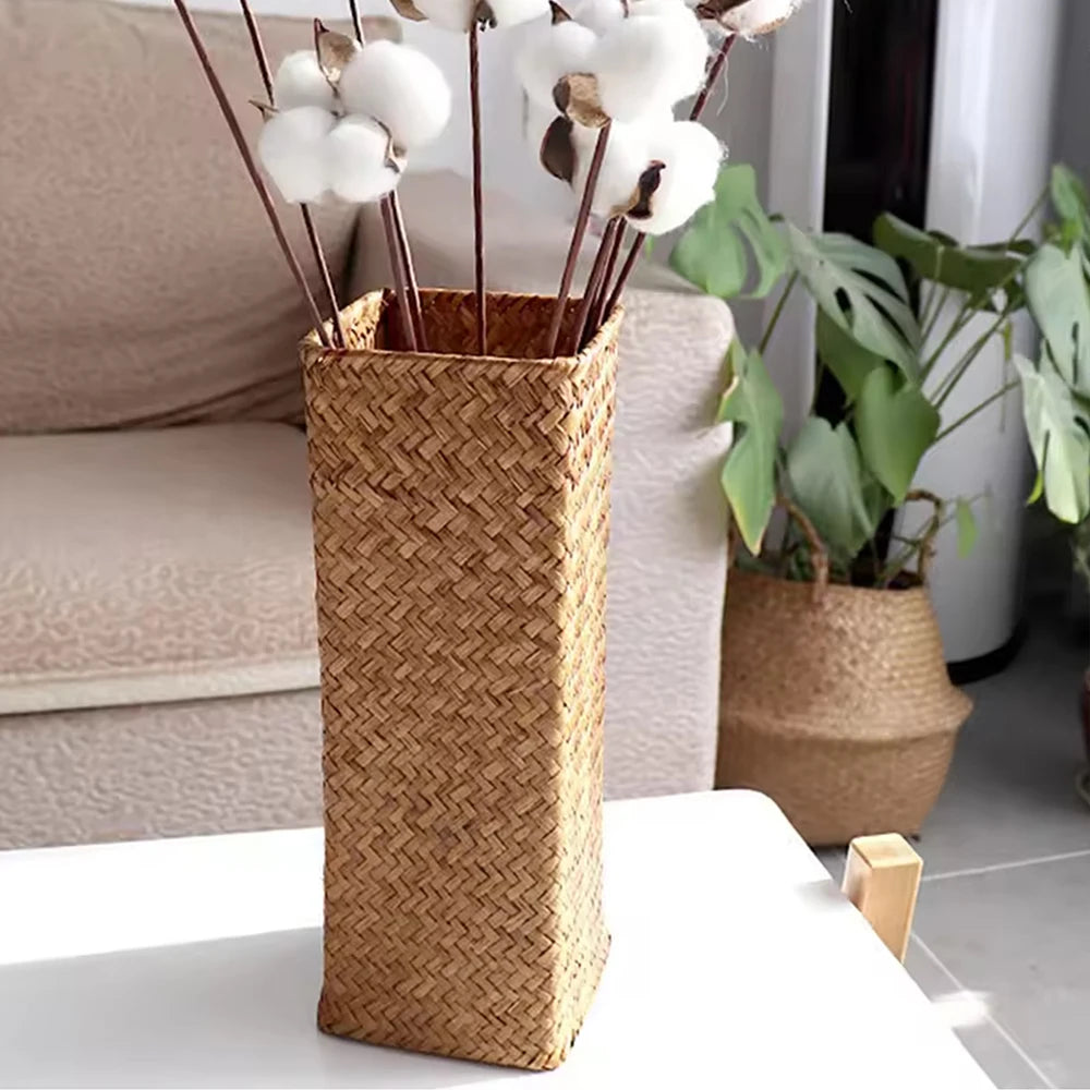 Vase à fleurs tissé à la main - Vase Moderne - Lysea™