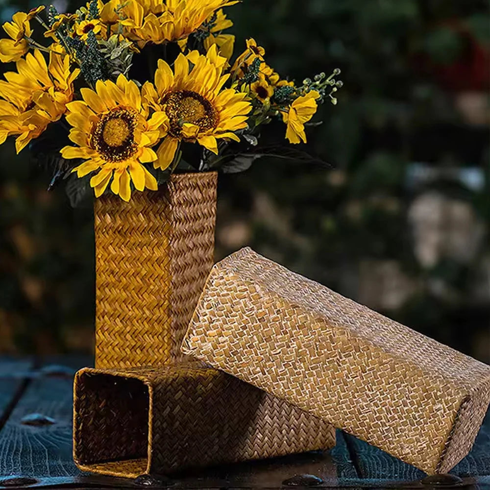 Vase à fleurs tissé à la main - Vase Moderne - Lysea™