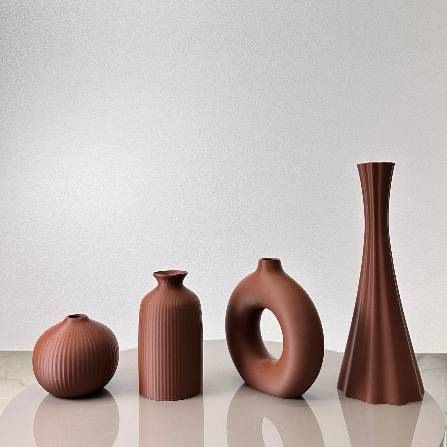 Ensemble de 4 vases Design en Résine - Lysea™