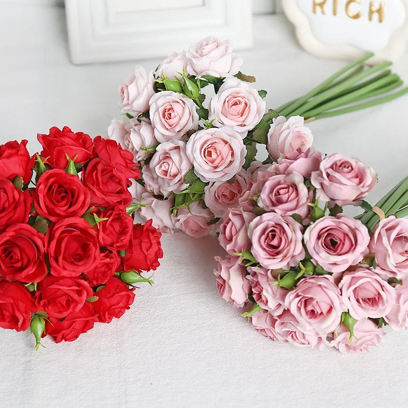 Bouquet de Roses artificielles