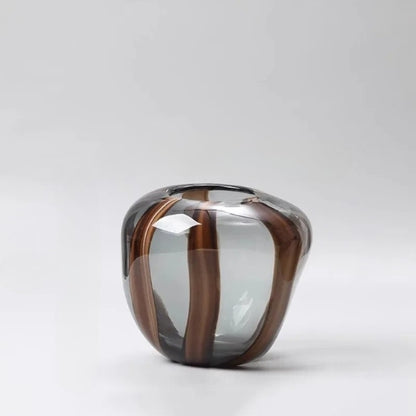 Vase Design artistique en Verre - Vase à fleurs esthétique