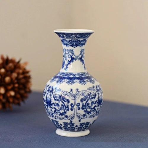Vase bleu Vintage en Céramique - Vase bleu en céramique - Lysea™