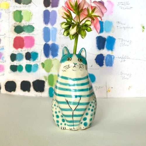 Vase en forme de chat mignon - Petits vases décoratifs - Lysea™
