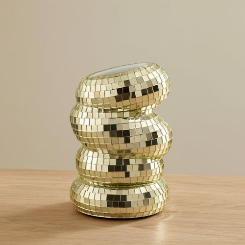 Vase créatif style Boule disco - Vase décoratif original