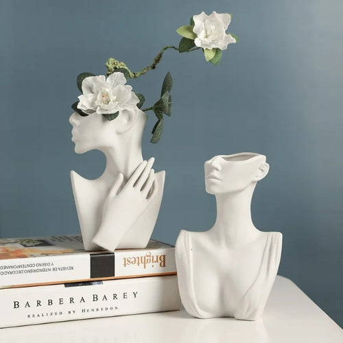 Vase Design femme - Art corporel style nordique - Lysea™