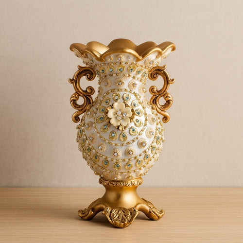 Vase de Luxe en Résine - Décoration luxueuse pour salon