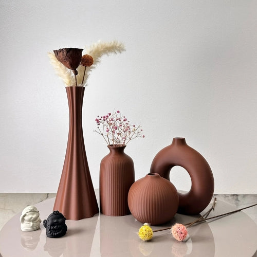 Ensemble de 4 vases Design en Résine - Lysea™