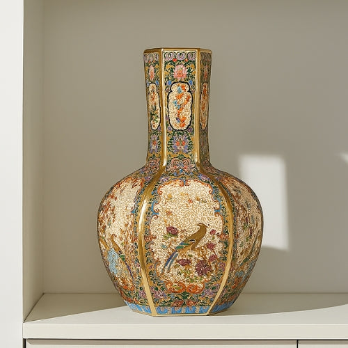 Vase Grecs Antique en porcelaine - Vase décoration vintage - Lysea™