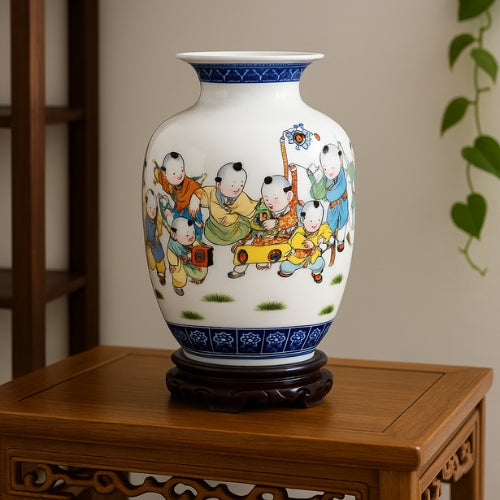 Vase Antique du Japon - Décoration artisanale antique