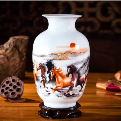 Vase Japonais en Céramique - Décoration d'intérieur Vintage - Lysea™