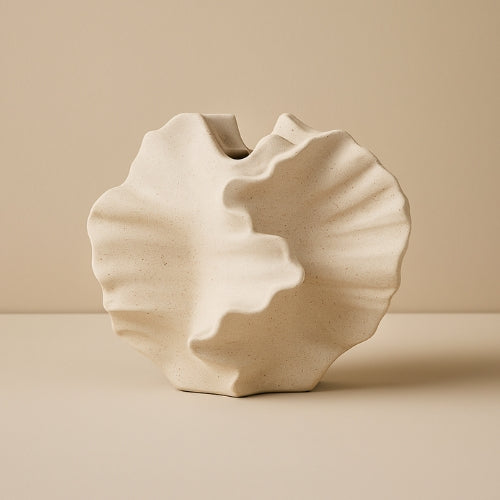 Vase Design corail en Céramique | Décoration Style nordique - Lysea™
