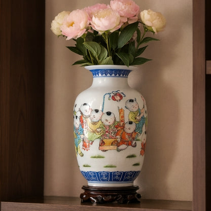 Vase Antique du Japon - Décoration artisanale antique