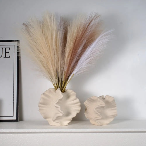 Vase Design corail en Céramique | Décoration Style nordique - Lysea™