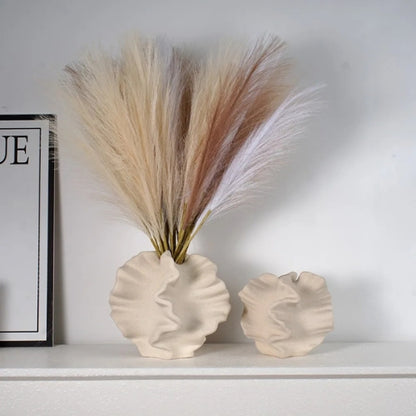 Vase Design corail en Céramique | Décoration Style nordique - Lysea™