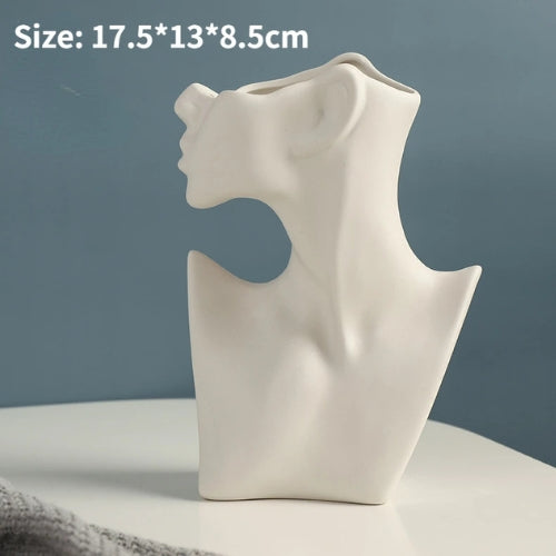 Vase Design femme - Art corporel style nordique - Lysea™