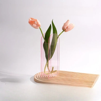 Vase décoratif en Acrylique transparent - Vases colorés - Lysea™