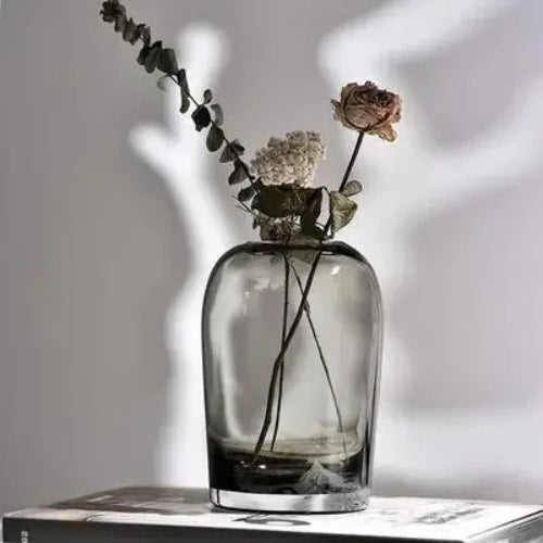 Vase en Verre classique / Vase de table à manger en verre - Lysea™