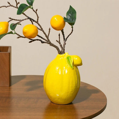Vase Citron en céramique - Vase décoratif