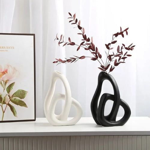 Vase Design abstrait - Décoration en Céramique - Lysea™