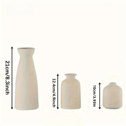 Vase en Céramique - Lot de 3 vases - Lysea™
