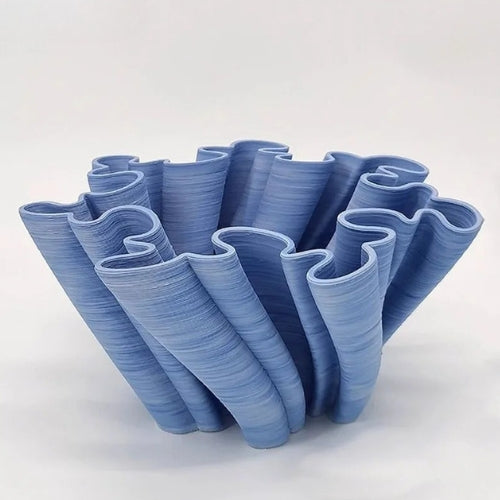 Vase Design froissé - Vase créatif en Céramique - Lysea™