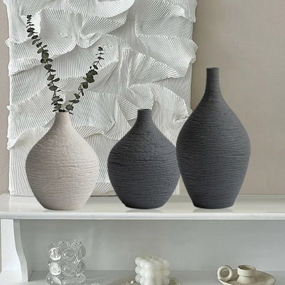 Vase Design Moderne en Céramique / Vase haute gamme Nordique - Lysea™