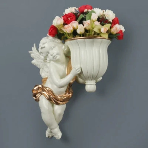 Vase Murale en Résine - Style ange - Lysea™