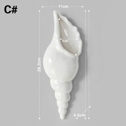 Vase Coquillage Murale - Vase design coquillage - Lysea™