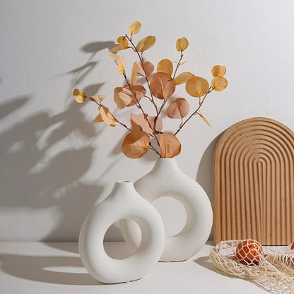 Vase décoratif en Résine - Vase à fleurs original - Lysea™