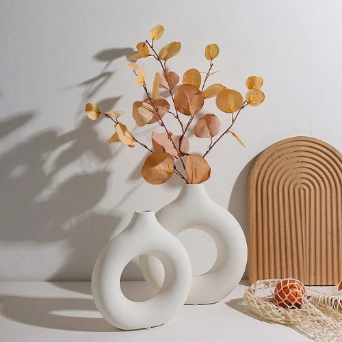 Vase décoratif en Résine - Vase à fleurs original - Lysea™