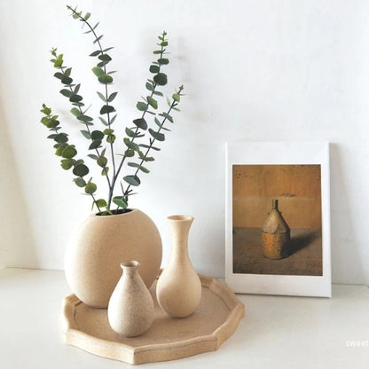 Vase en bois - Style nordique - Lysea™