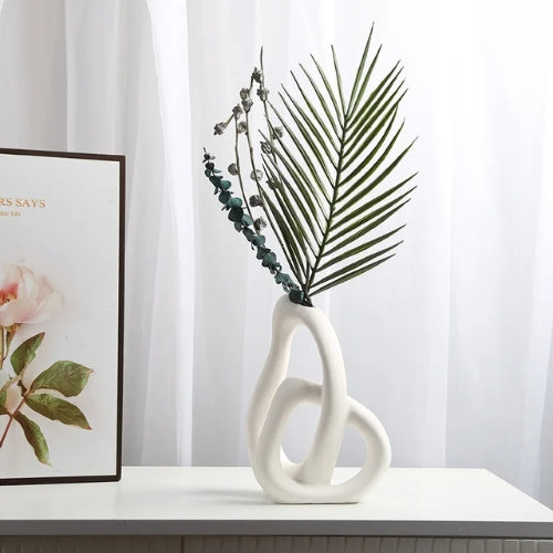 Vase Design abstrait - Décoration en Céramique - Lysea™